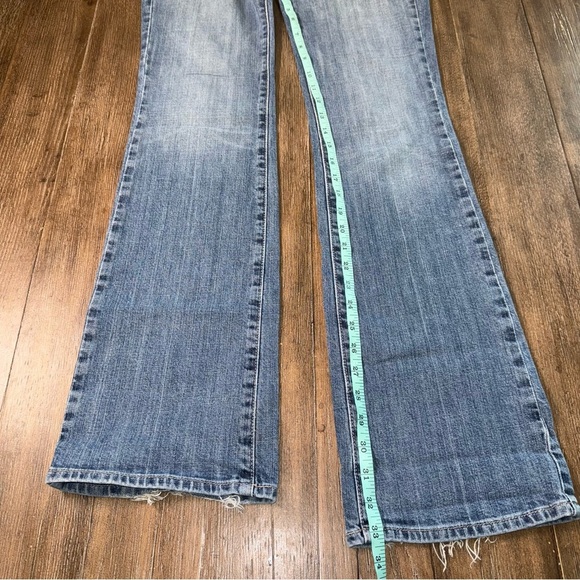 Express DPD Bootcut Jeans Low Rise Y2K Blue - Picture 8 of 10